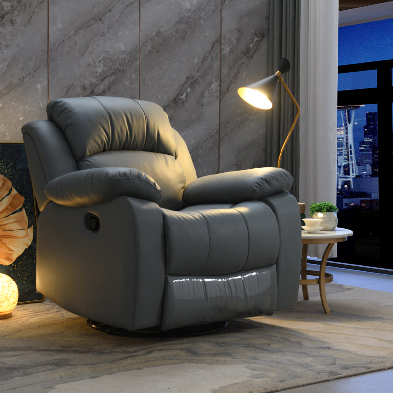 Manuale in pelle finta- Leva standard Recliner Metal Frame Recliner