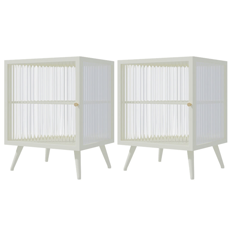 Table table de chevet de table moderne en métal pour chambre à coucher pour chambre à coucher