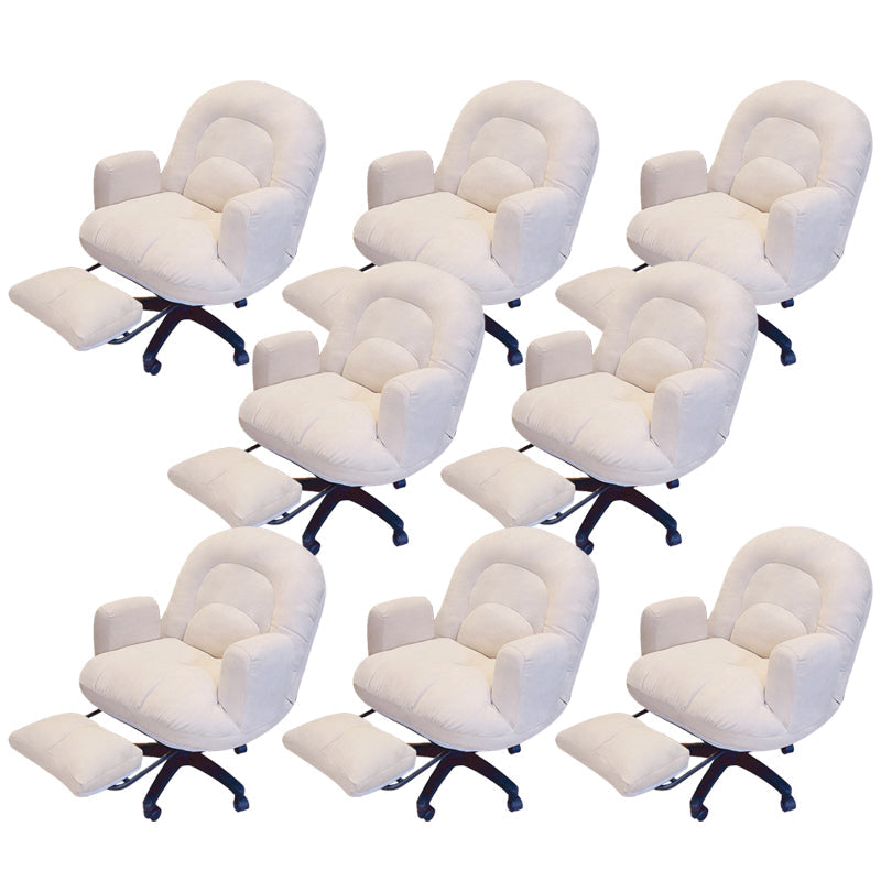 Sedia da ufficio moderna senza braccioless a braccioletta regolabile sedia a scorrimento