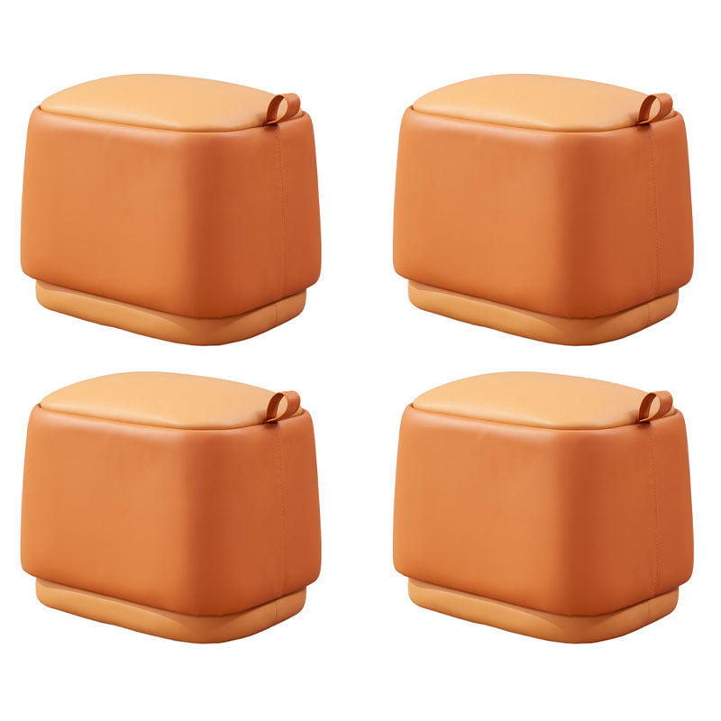 リビングルームのための現代のオスマン帝国長方形の革のオットマン