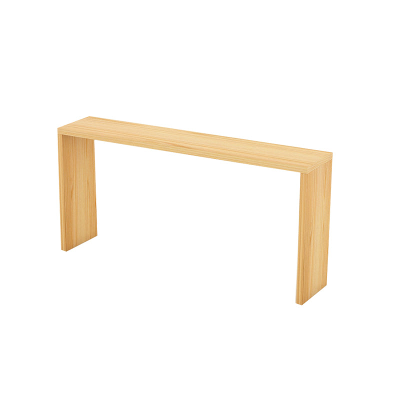 Moderne bar eettafel rechthoek houten framebalktafel voor keuken