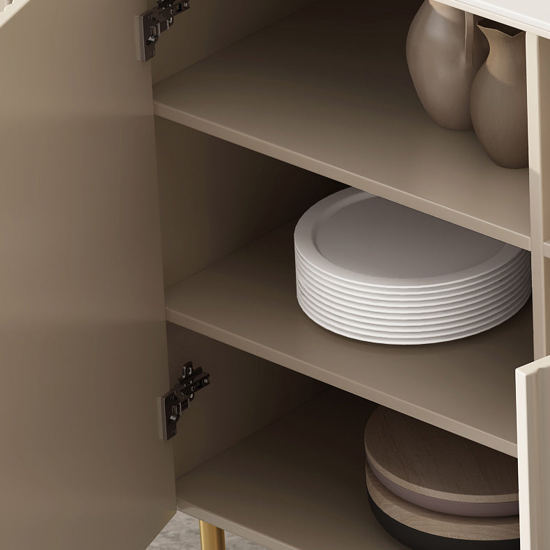 Mesa de piedra del gabinete del aparador glamoroso con cajones para la cocina