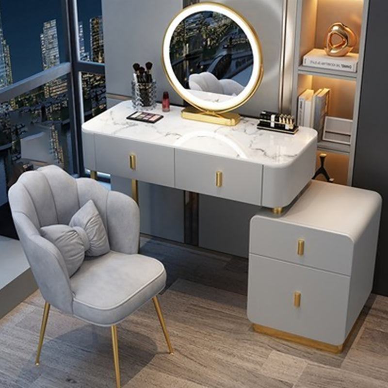 MODERNA MODERNO MODER TOCE UPA VANITÀ DI VANITÀ con cassetti di stoccaggio in legno massiccio