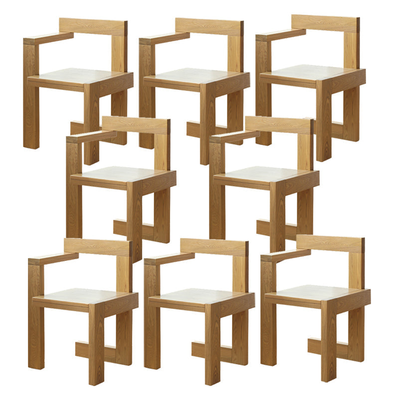 Eetkamerarm eetkamerstoel huis open rug eetkamerstoel