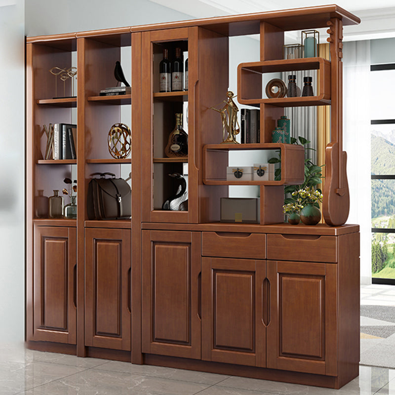 Contemporaneo da 14,96 "Accente di legno di ampio mobile con cassetti