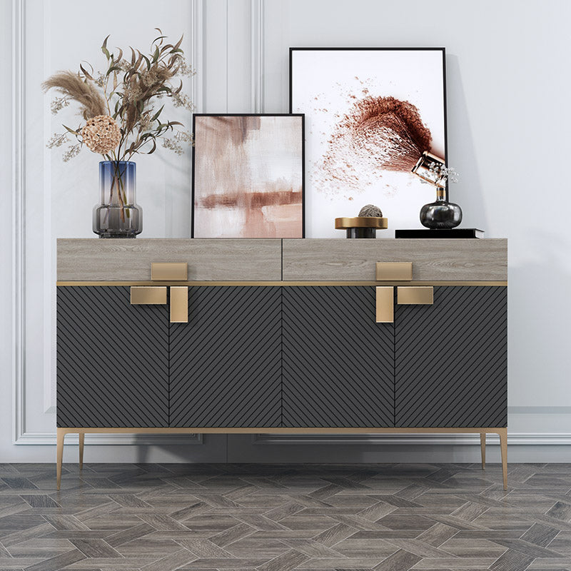 Glam Buffett Table Marble Sideboard Table met deuren voor keuken