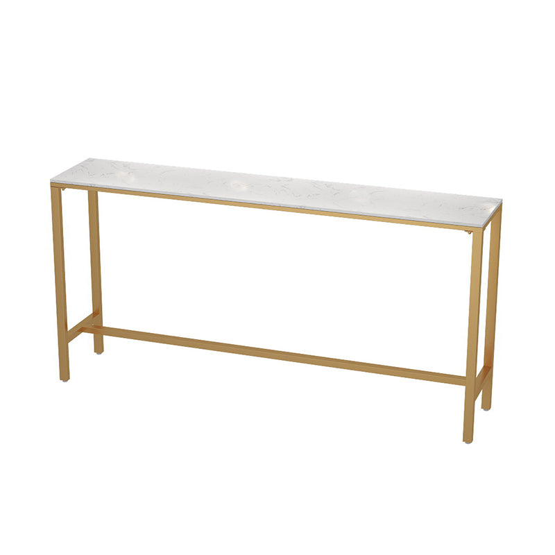 Faux marmerbar eettafel geometrische balktafel voor café en pauze