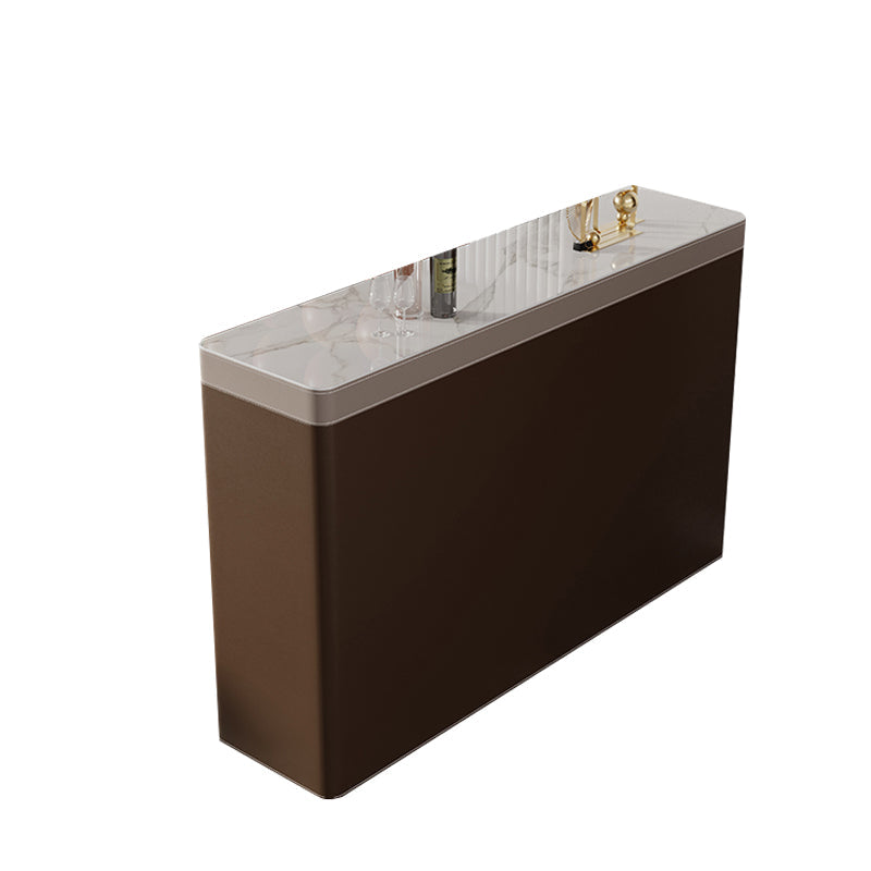 Moderne stijl stenen bar eettafel rechthoekige staaftafel voor woonkamer