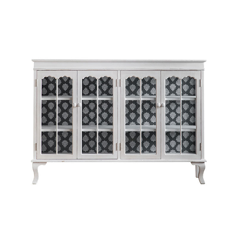 Curio Curio Curio Abbassino in vetro in legno in vetro armadio per la sala da pranzo