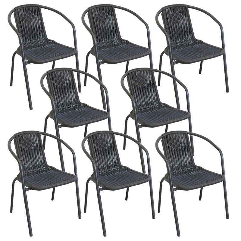 Sedia a braccio da pranzo contemporaneo gambe in metallo interno sedia da pranzo