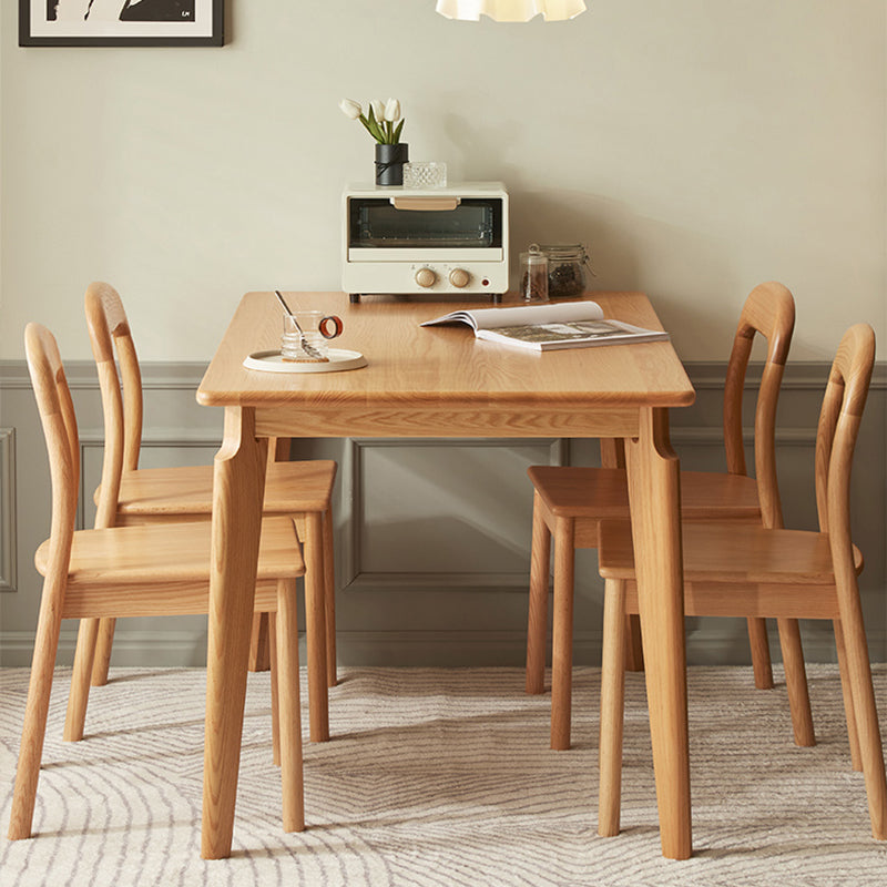 Vaste houten eetkamer set eigentijdse 1/5 stuk eettafel sets