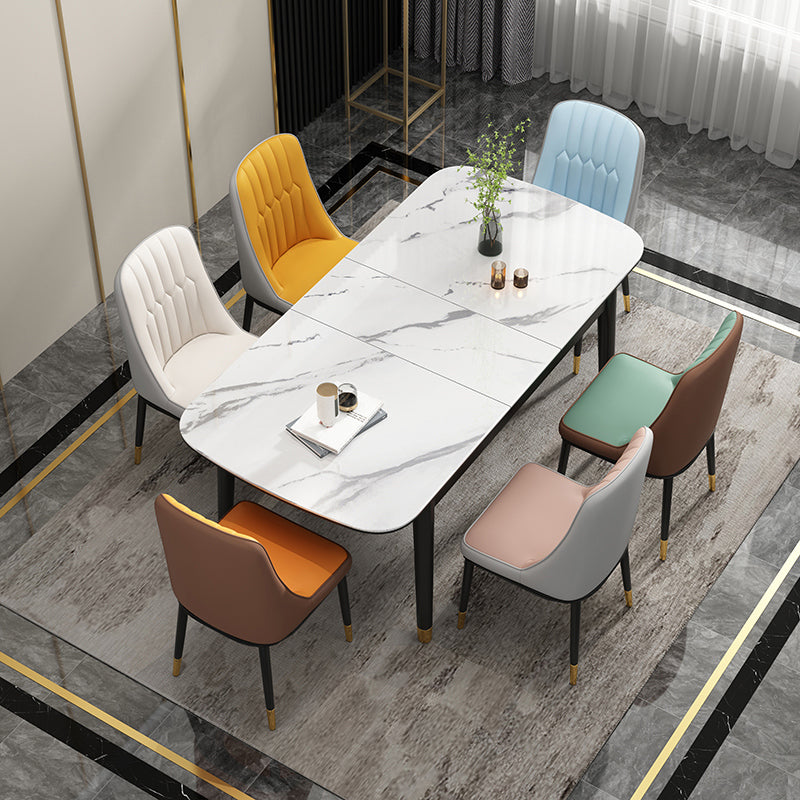 1/5/7 Stücke Esstisch Set Rechteck Speisesaal Möbelset Set