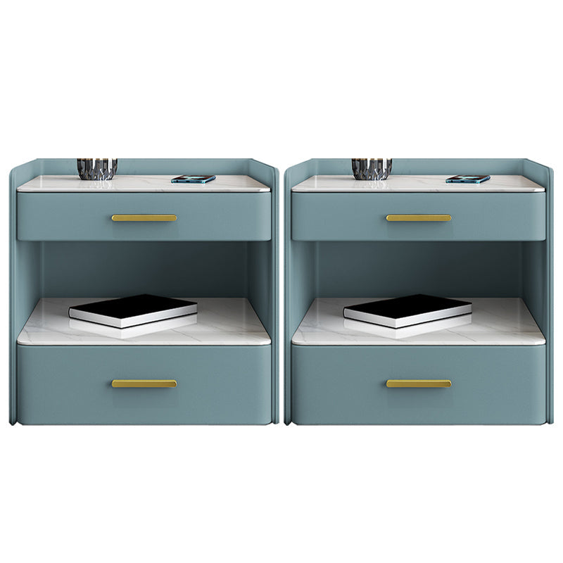 Stenen bed nachtkastje open opbergde bedkast met laden