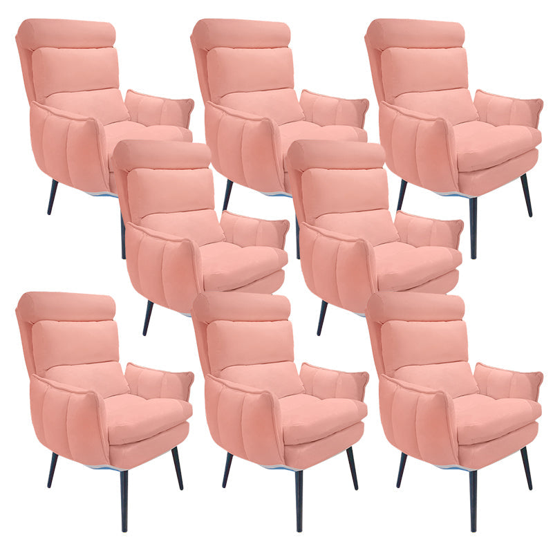 Sedia da ufficio moderna senza braccio sedia da scrivania in pelle senza ruote