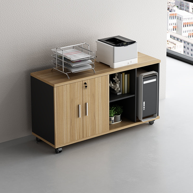 Archivo nórdico Archivo de madera Almacenamiento de almacenamiento lateral