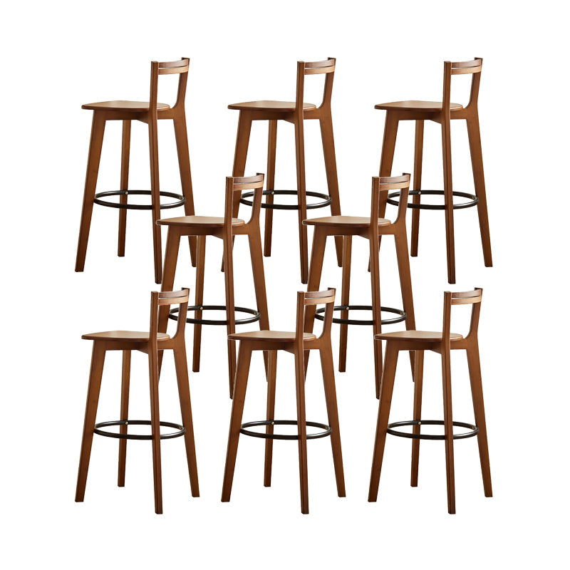 Sgabello da bar contemporaneo da bar con poggiapiedi con poggiapiedi