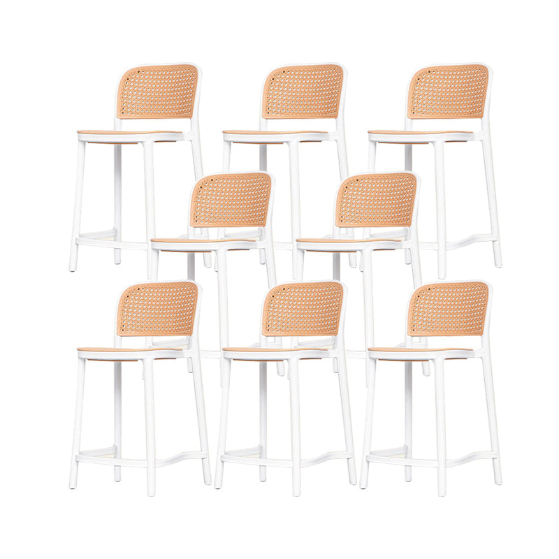 Sgabelli da bar impilabili in plastica sgabelli da bar moderno per sala da pranzo