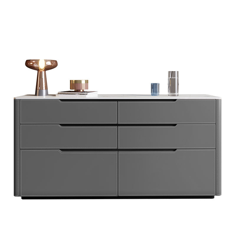 Mesa de piedra del gabinete del aparador contemporáneo con cajones para la sala de estar