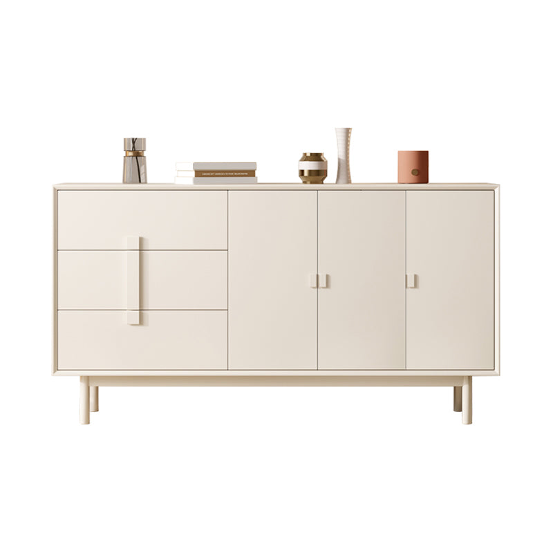 Contemporary Sideboard Cabinet Birch Sideboard Table with Doors for Living Room