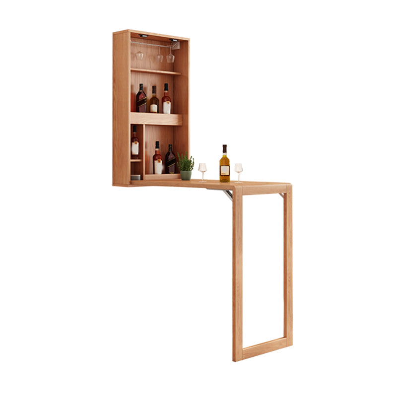 Vaste houten balktafel vouwen eettafel voor keuken woonkamer