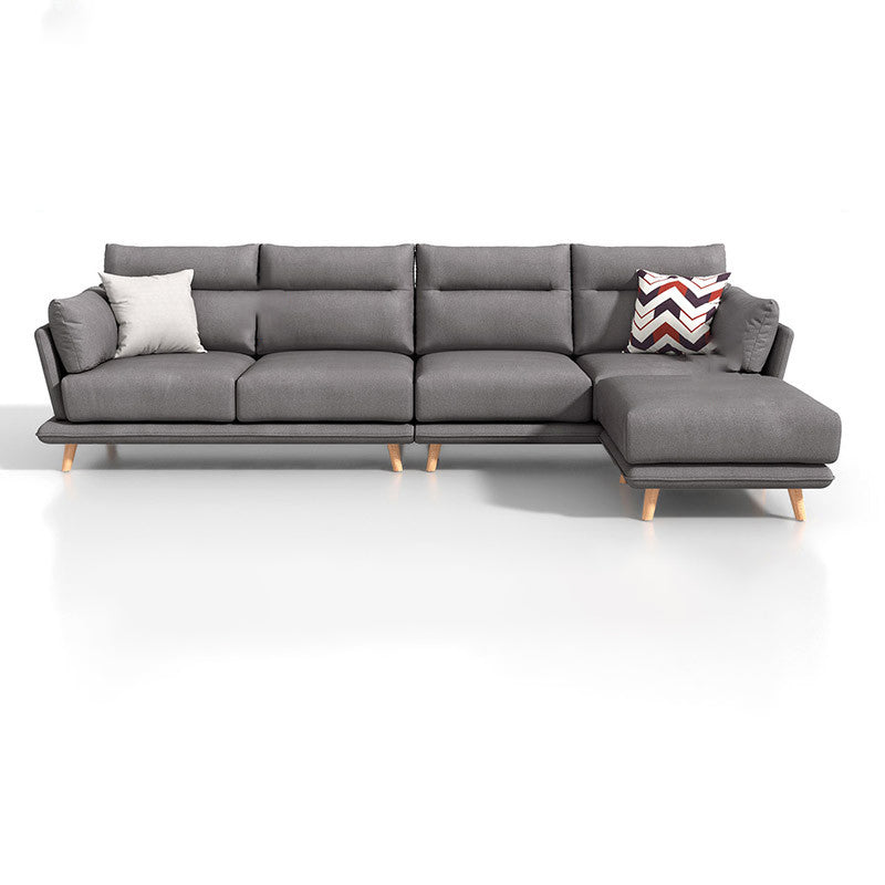 Set di divano set di divano set di divano set da divano set di cuscini a grigio a braccio ridotto.