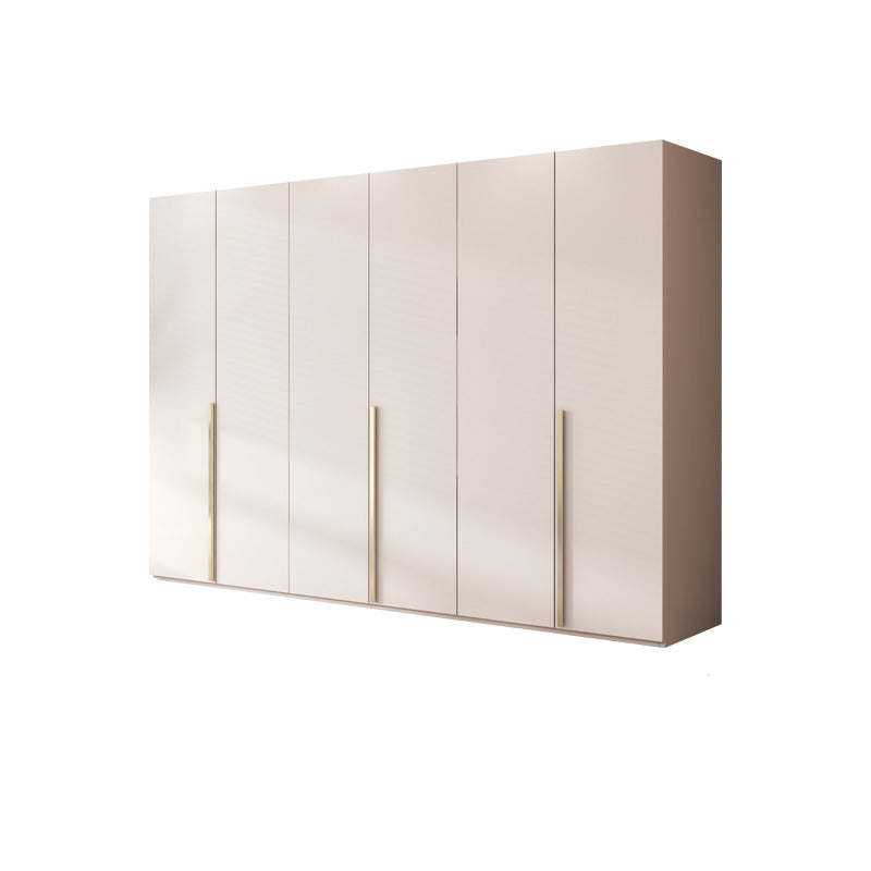 Contemporary Bedroom Storage Cabinet Wooden Shelves Wardrobe 87"L x 20"W x 77"H Armoires & Wardrobes Clearhalo 'Armoires & Wardrobes' 'armoires_wardrobes' 'Bedroom Furniture' 'furn' 'furn_armoires_wardrobes' 'Furniture' 7581208