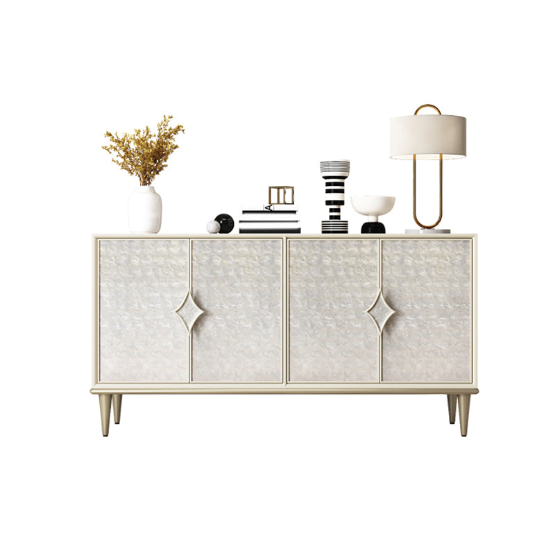 Tavolo a buffet in legno ingegnerizzato a buffet glam con porte per cucina