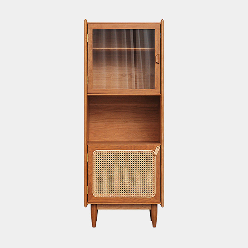 Minimalism Rectangle Storage Cabinet Solid Wood Accent Cabinet 20"L x 16"W x 51"H Clearhalo 'Cabinets & Chests' 'cabinets_chests' 'furn' 'furn_cabinets_chests' 'Furniture' 'Living Room Furniture' 7592572