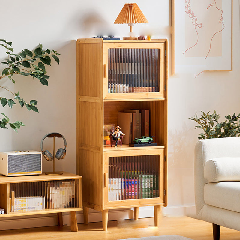 現代のキャビネットパイングラスパン2-ドアの長方形のアクセントキャビネット