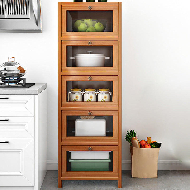 シンプルさ長方形リビングルームストレージチェストミッドセンチュリーモダンな木製のアクセントチェスト