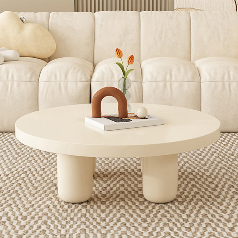 Holzkaffee -Cocktailtisch weißer Kaffee oder Endtisch mit 4 Beinen