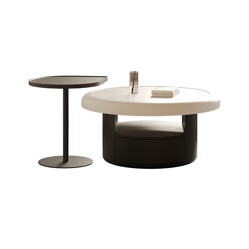 Mesa de cóctel contemporánea Cóctel de café de pedestal redondo