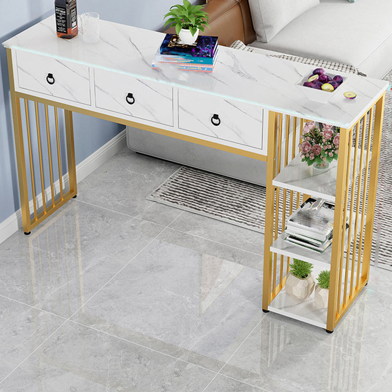 Glam Style Wood Rectangle Bar Hoogte Pub Tafel voor woonkamer