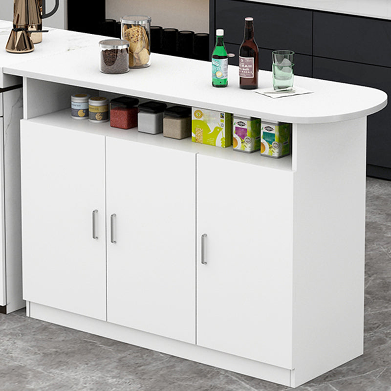 Contemporary Style Specialty Wood Bar Height Pub Table for Kitchen White Without Chairs Clearhalo 'Bar Furniture' 'Bar Tables' 'bar_tables' 'furn' 'furn_bar_tables' 'Furniture' 'Kitchen & Dining Furniture' 7605489