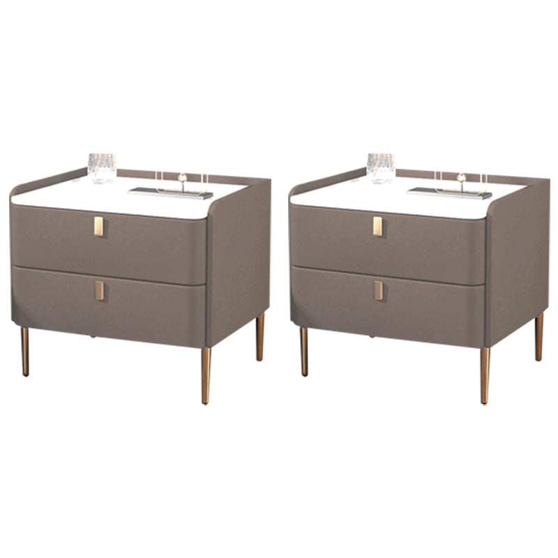 Comodino da comodino in pietra glam accento comodino con cassetti