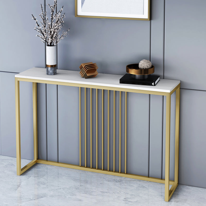 Mesa de la mesa de la consola contemporánea de forma rectángulo Table de sofá de piedra en For Hall