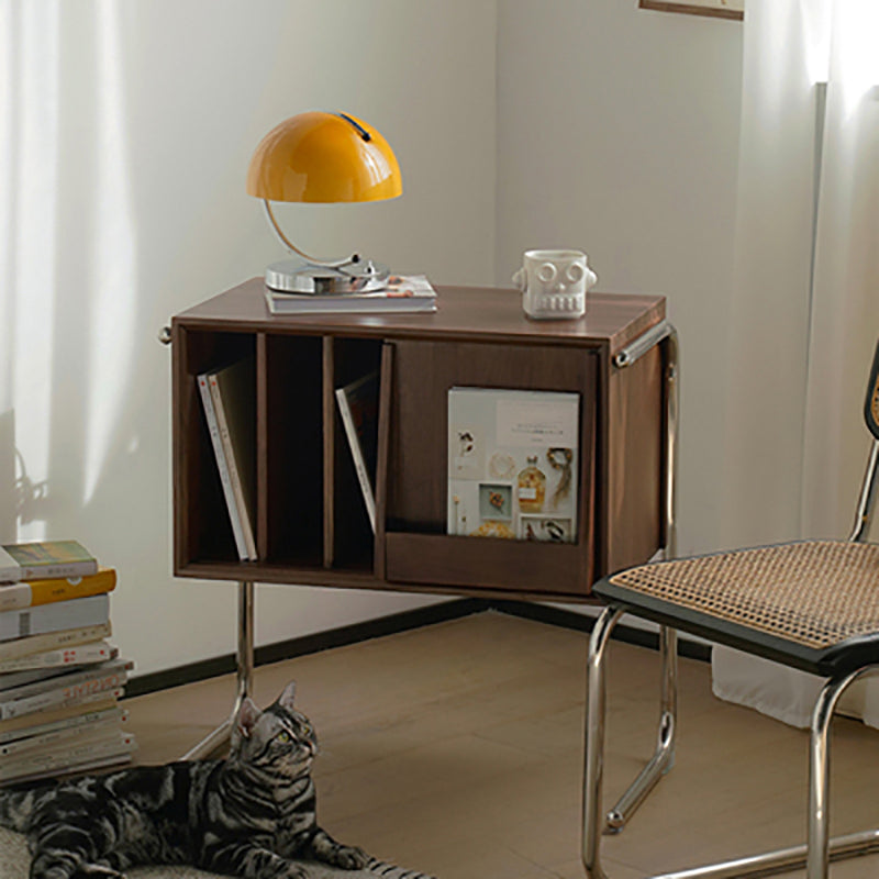 Moderner Stil Massivholz Bücherregal geschlossener Bücherregal mit Tür