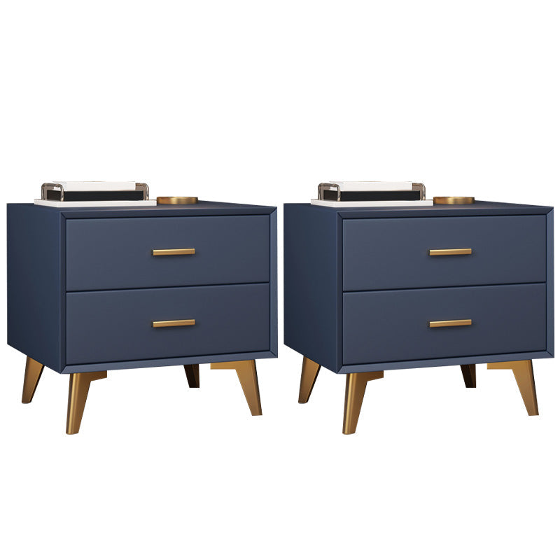 Comodino da tavolo da tavolo da notte moderno con 2 cassetti