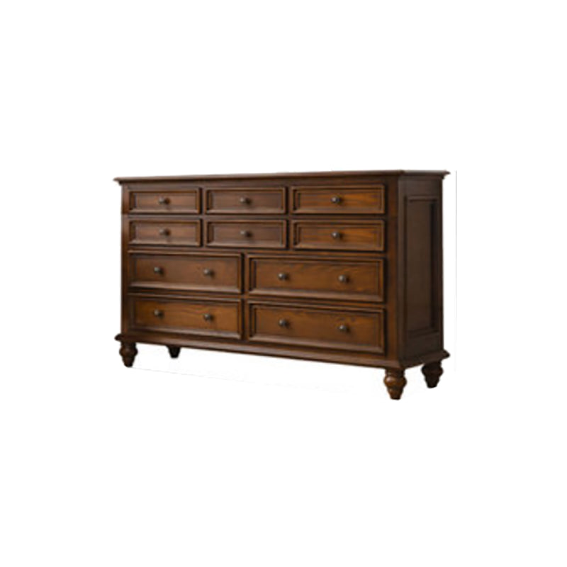 Solid Wood Storage Chest Dresser Brown Storage Chest with Drawers https: res.litfad.com site img item 2023 02 19 7622065 1200x1200.jpg Clearhalo 'Bedroom Furniture' 'Dressers & Chests' 'dressers_chests' 'furn' 'furn_dressers_chests' 'Furniture' 7622065