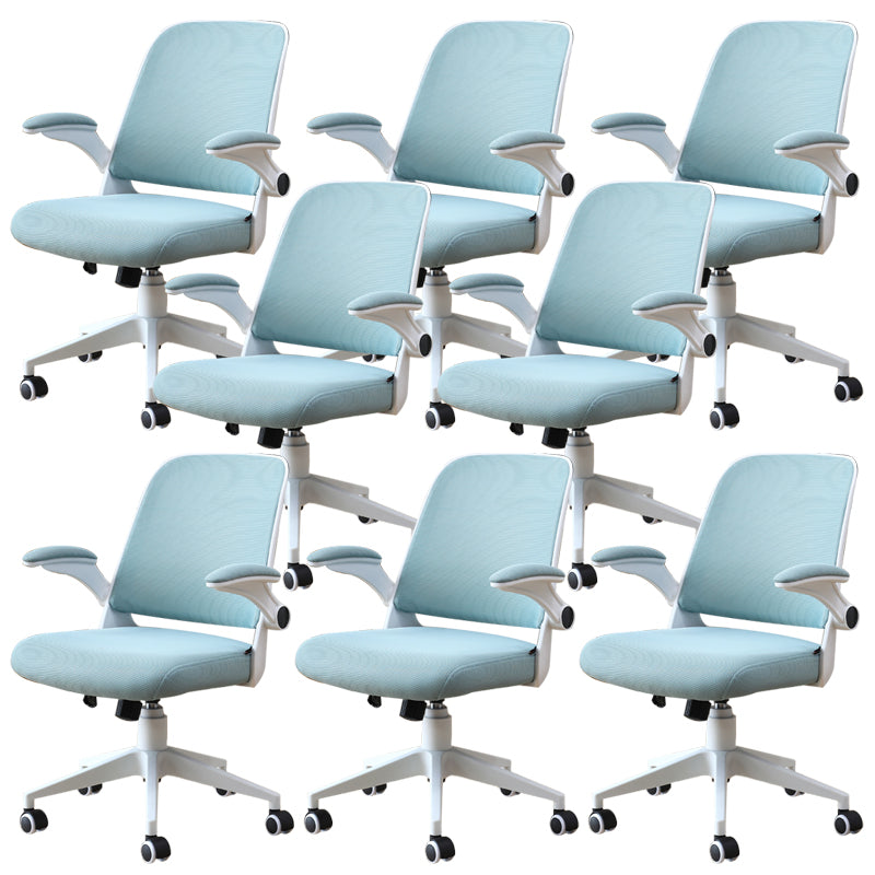 Sedia da ufficio contemporanea sedia a rotolamento girevole con ruote per camera