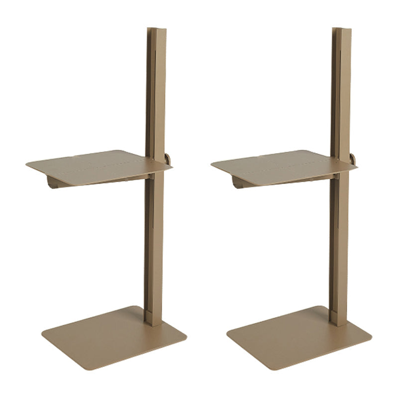 Modern Adjustict Side End Table in Metal C Side Accent Side Table Coffee 2 Clearhalo 'Coffee & Accent Tables' 'End & Side Tables' 'end_side_tables' 'furn' 'furn_end_side_tables' 'Furniture' 'Living Room Furniture' 7633800