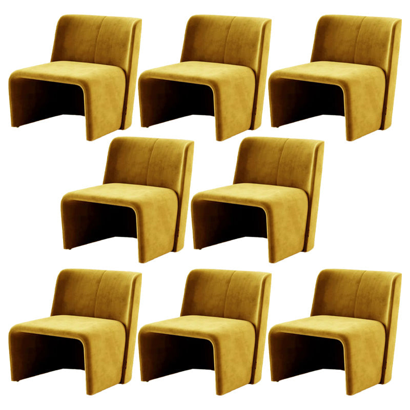 Moderne stijl eetkamerstoel Velvet Parsons zijstoel voor woonkamer