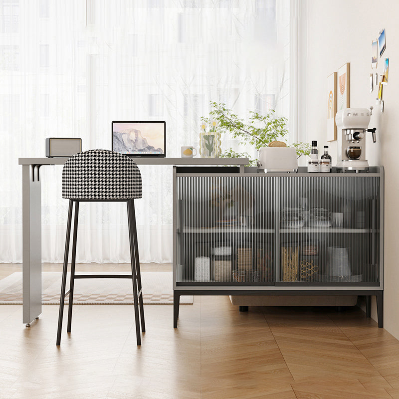 Modem en eigentijdse hout rechthoek barkruktafel voor woonkamer