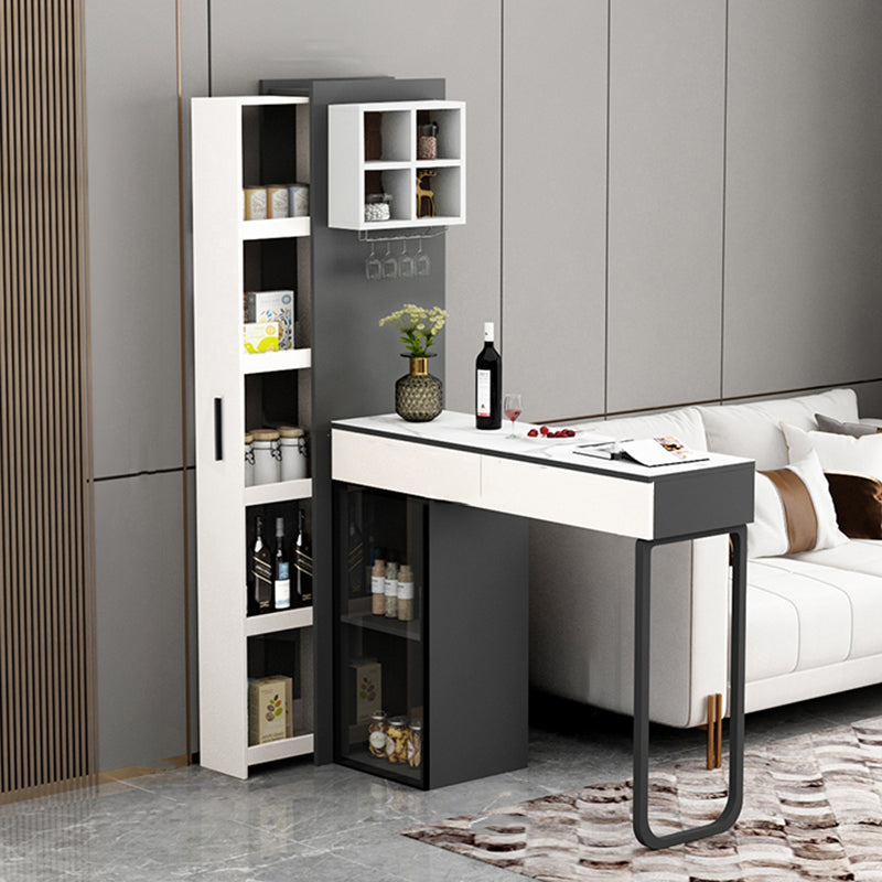 Tavolo da pranzo di rettangolo di pietra in pietra moderna per soggiorno