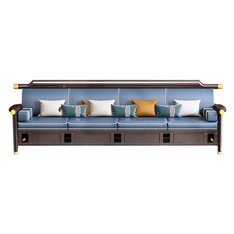 Divano in legno in legno in stile contemporaneo per soggiorno per soggiorno