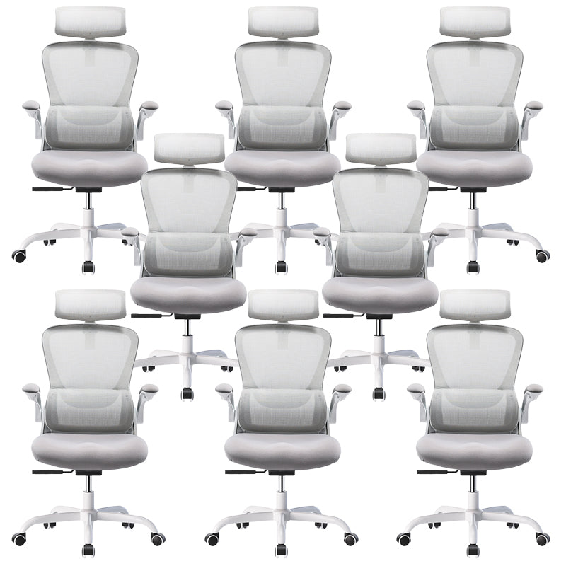 Silla de escritorio de brazos extraíbles modernos sin angustia silla de diapositivas ergonómica con ruedas