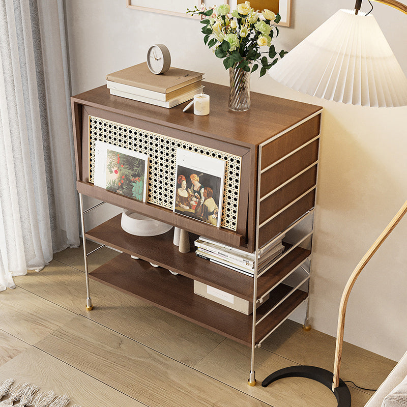 Libreria in legno solido in stile moderno libreria verticale con scaffali