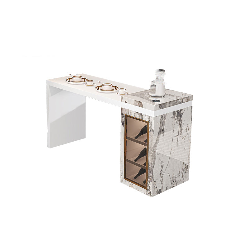 Modem en eigentijdse rechthoek Stone Pub Bar Tafel voor woonkamer