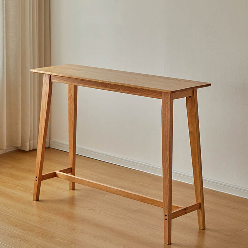 Eigentijdse rechthoek vaste houtbistische bark bureau voor woonkamer