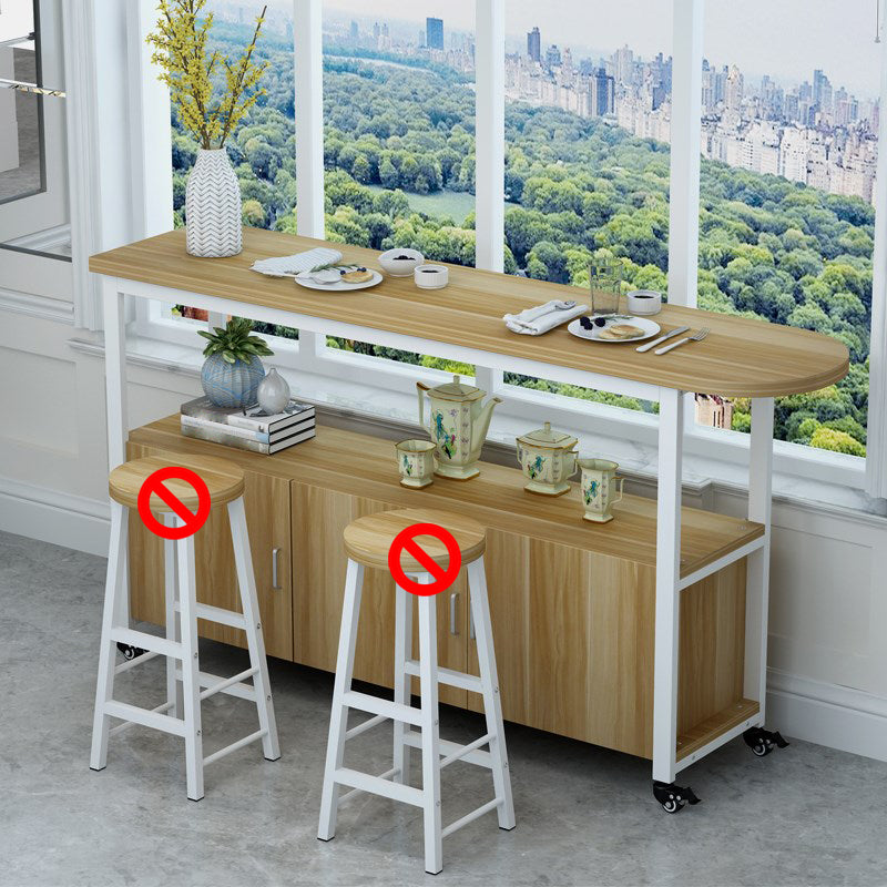 Modem e legno contemporaneo Specialità da bar tavolo da vino per soggiorno